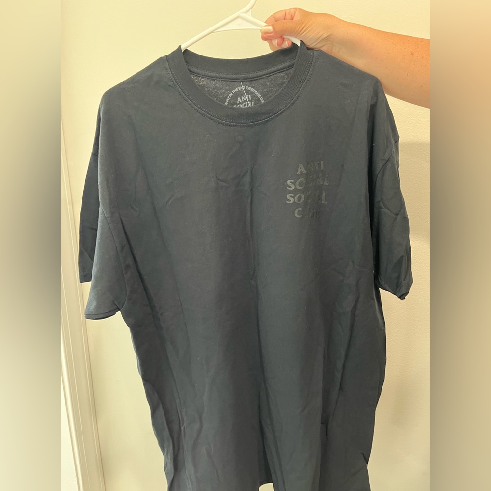 Anti Social Social Club Black Short Sleeve Crewneck T-Shirt